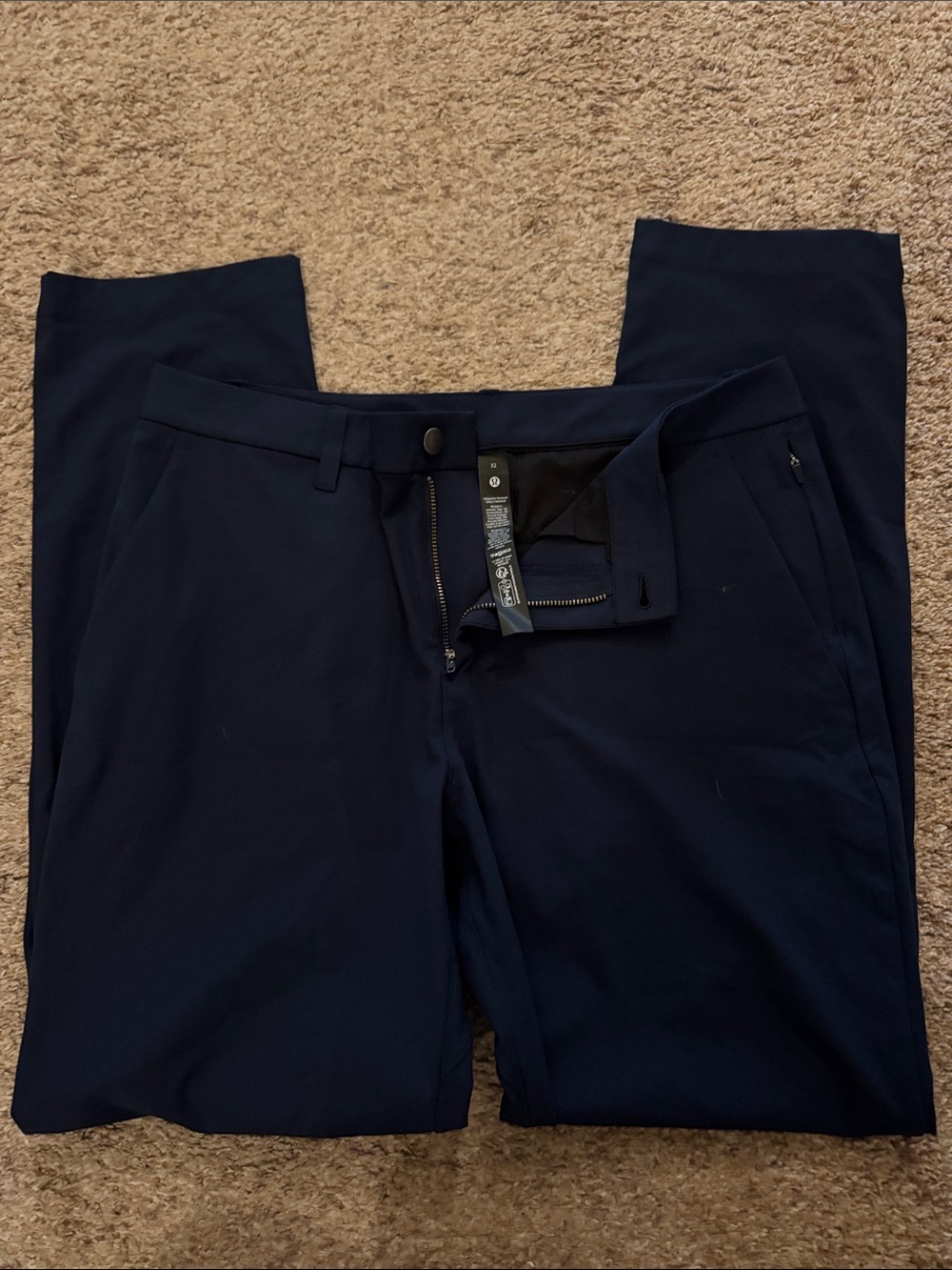 lululemon athletica Men's Navy Performance Chinos